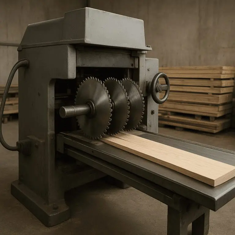 Piła wielopiłowa - maszyna do rozkroju