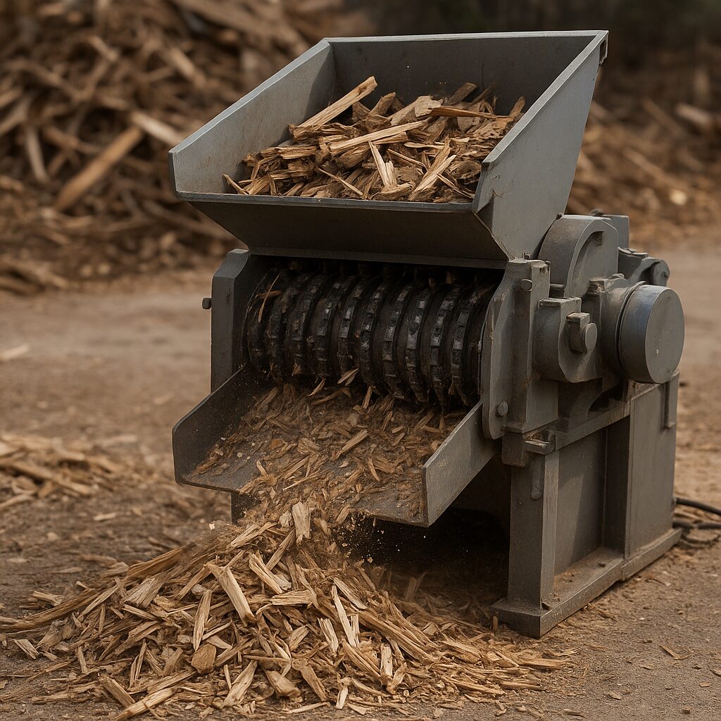 Rozdrabniacz drewna - maszyna do odpadów