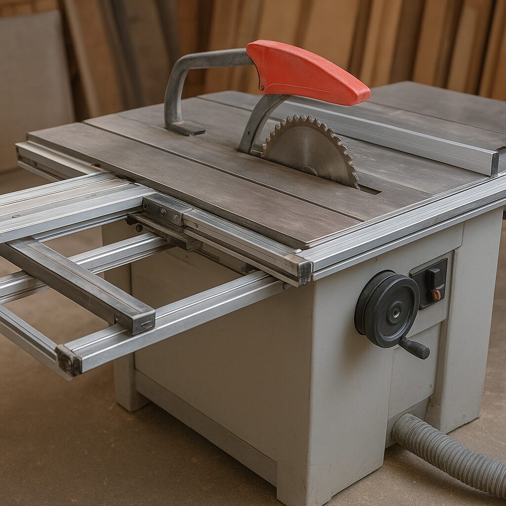 Pilarka z posuwem - maszyna do rozkroju seryjnego