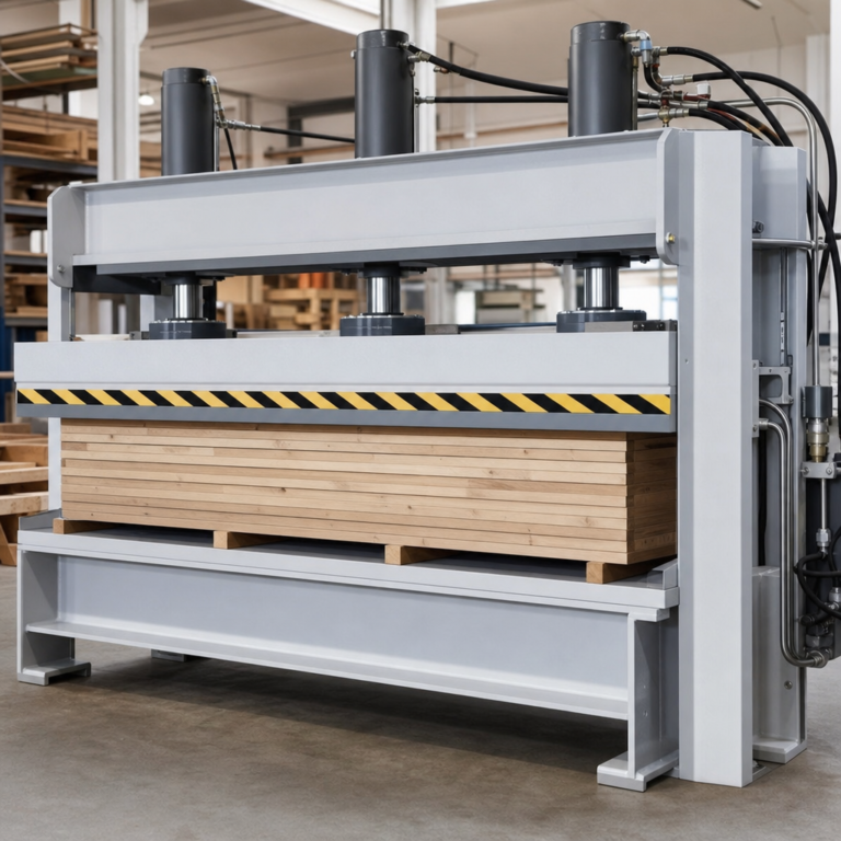 Prasa hydrauliczna do drewna
