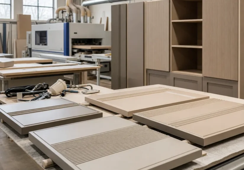 Meble z MDF – frezowane fronty i lakierowane powierzchnie
